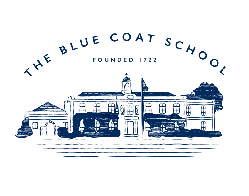 A sketch of The Blue Coat School's Viney building.
